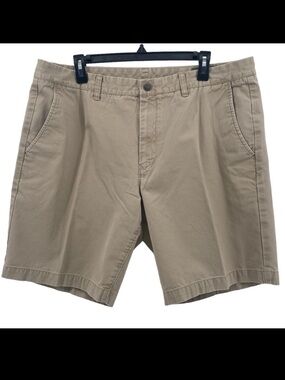 Bonobos | Mens Like New Waist Sz 38 Khaki Shorts | 100% Cotton | 7” Inseam |